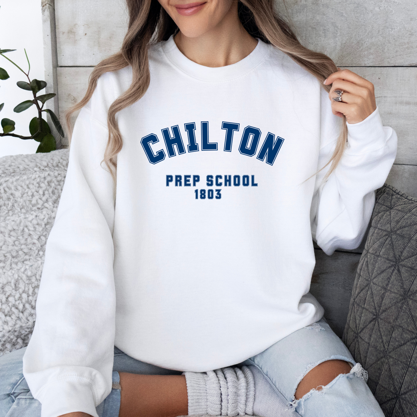 Chilton Prep Est. 1803 Crewneck Sweatshirt-Gilmore Girls Apparel