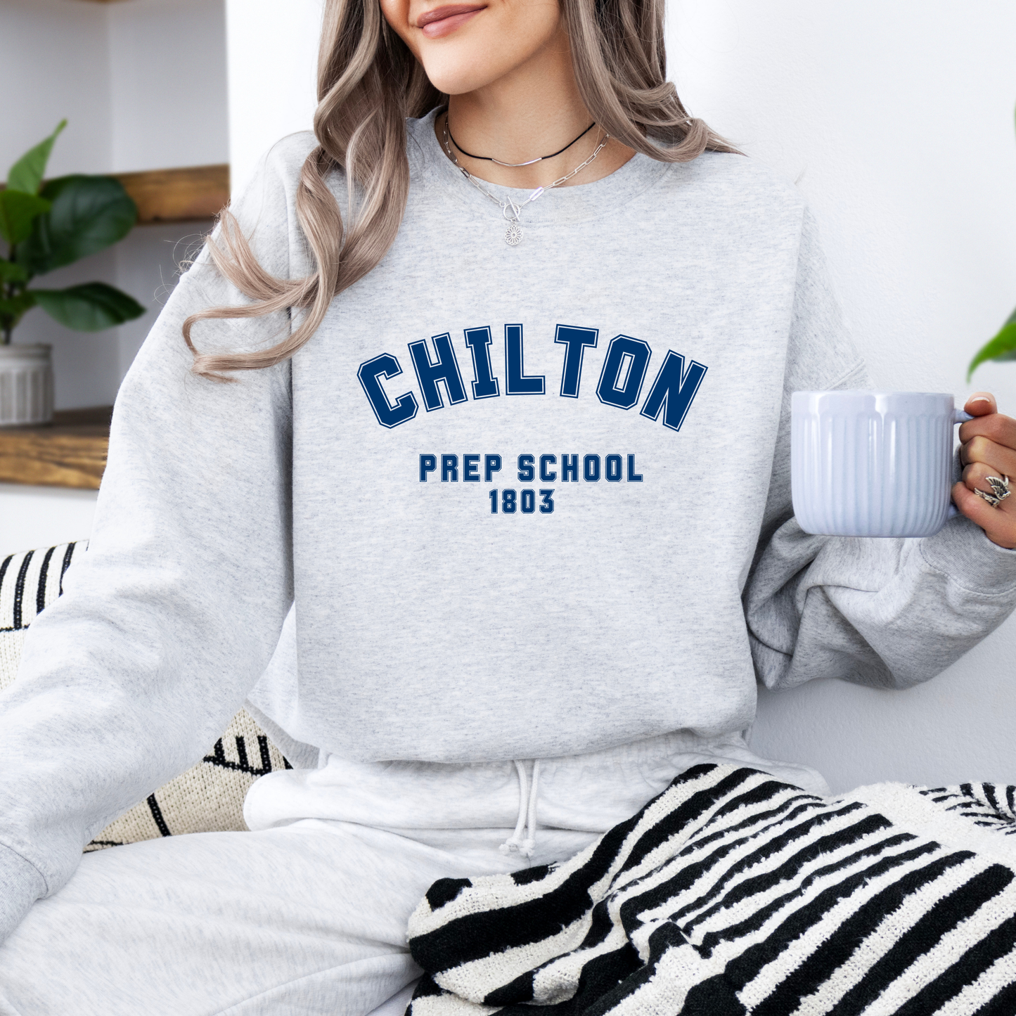 Chilton Prep Est. 1803 Crewneck Sweatshirt-Gilmore Girls Apparel