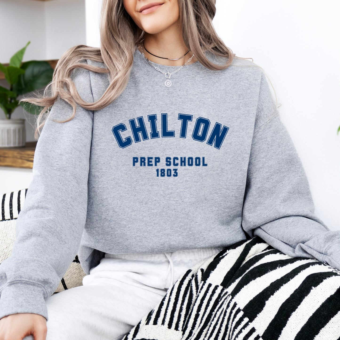 Chilton Prep Est. 1803 Crewneck Sweatshirt-Gilmore Girls Apparel