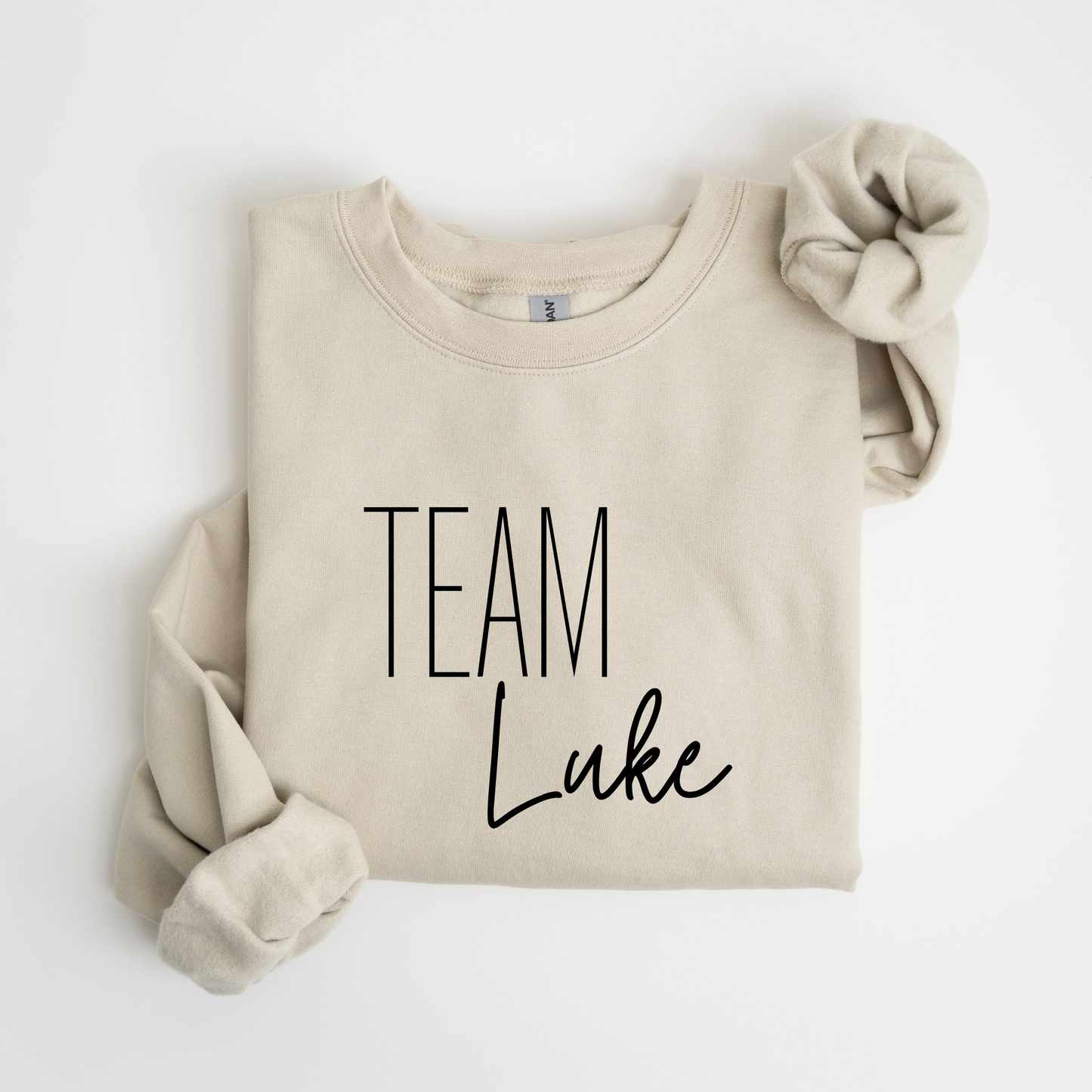 Team Luke Crewneck Sweatshirt-Cozy Gilmore Girls Apparel
