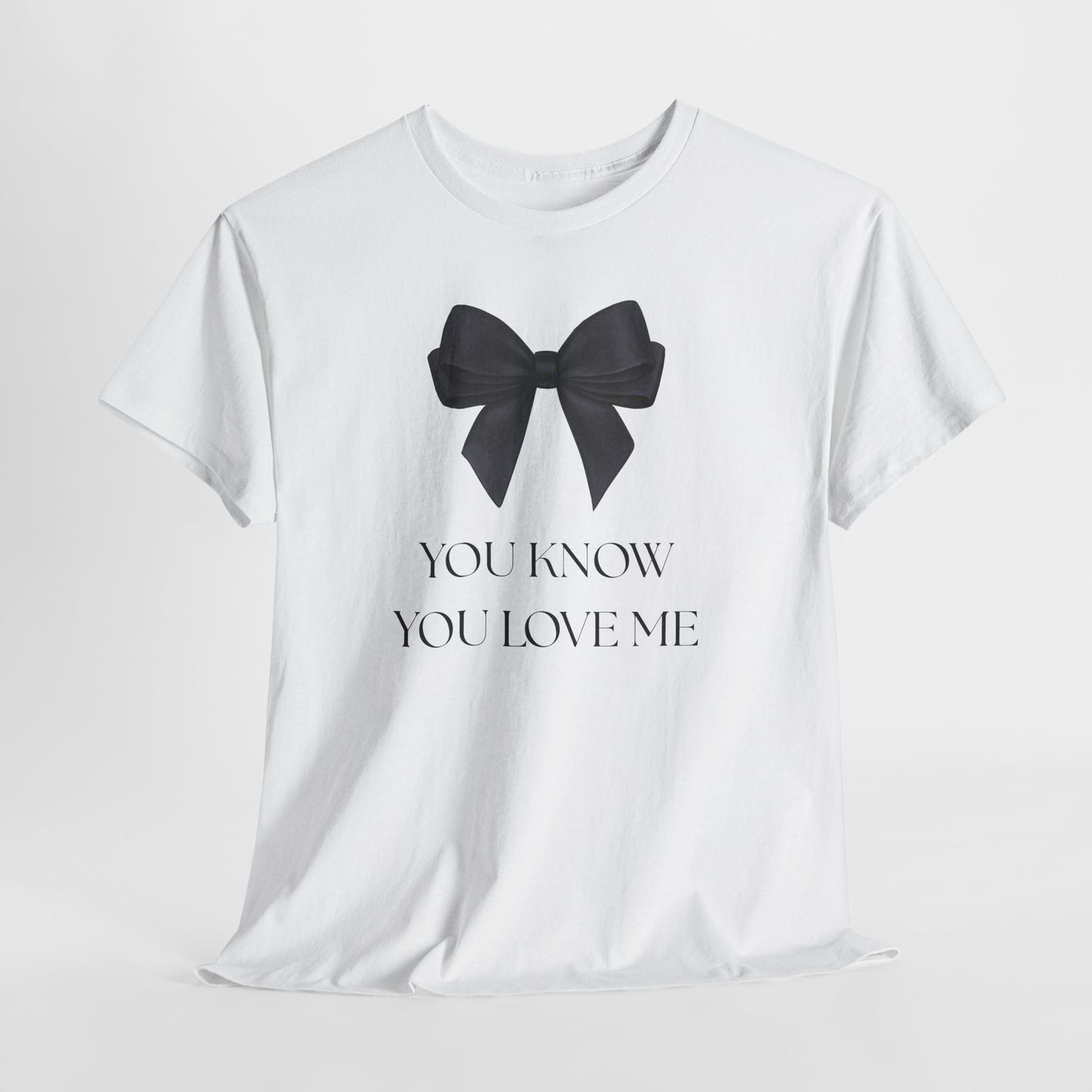 'You Know You Love Me' Ribbon Tee-XOXO Gossip Girl