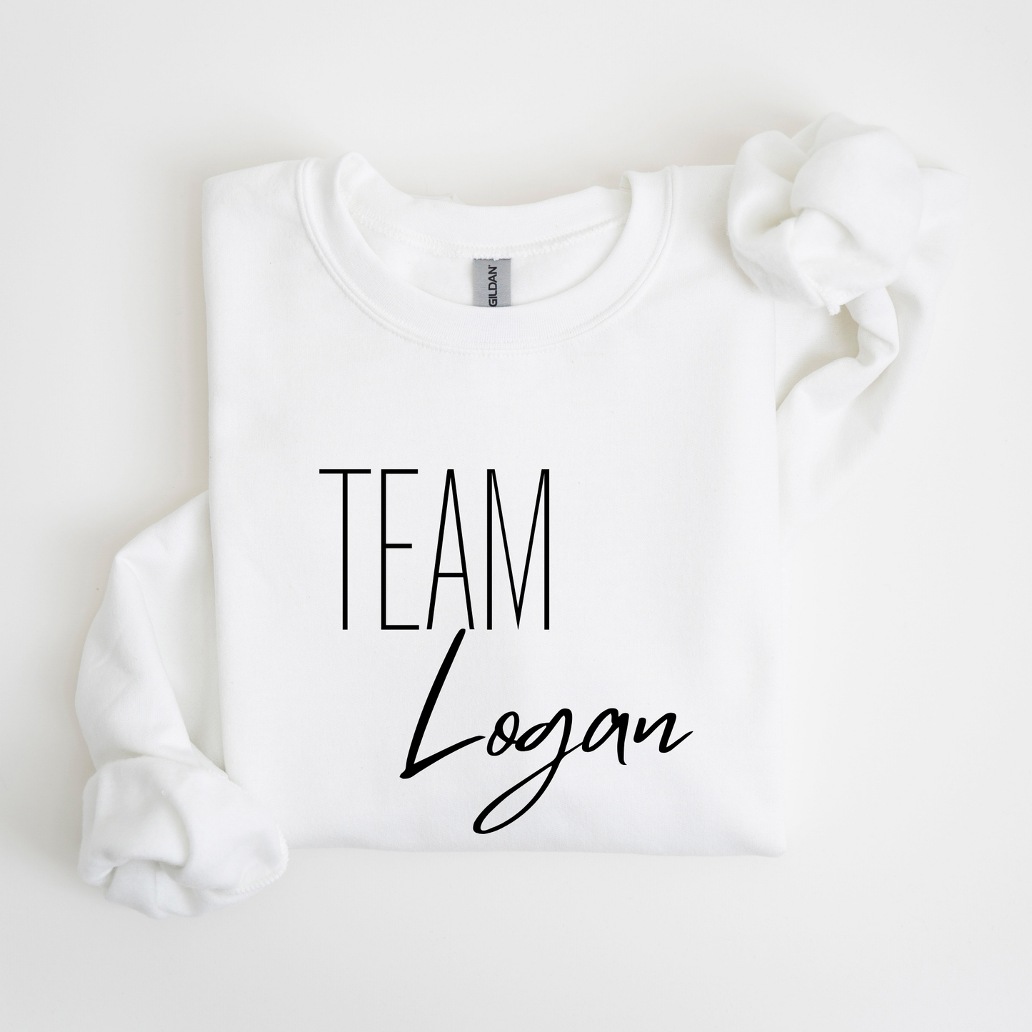 Team Logan Crewneck Sweatshirt-Cozy Gilmore Girls Apparel