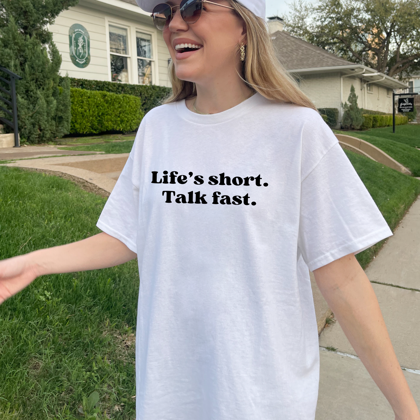 Life's Short, Talk Fast-Gilmore Girls Cotton Unisex T-Shirt