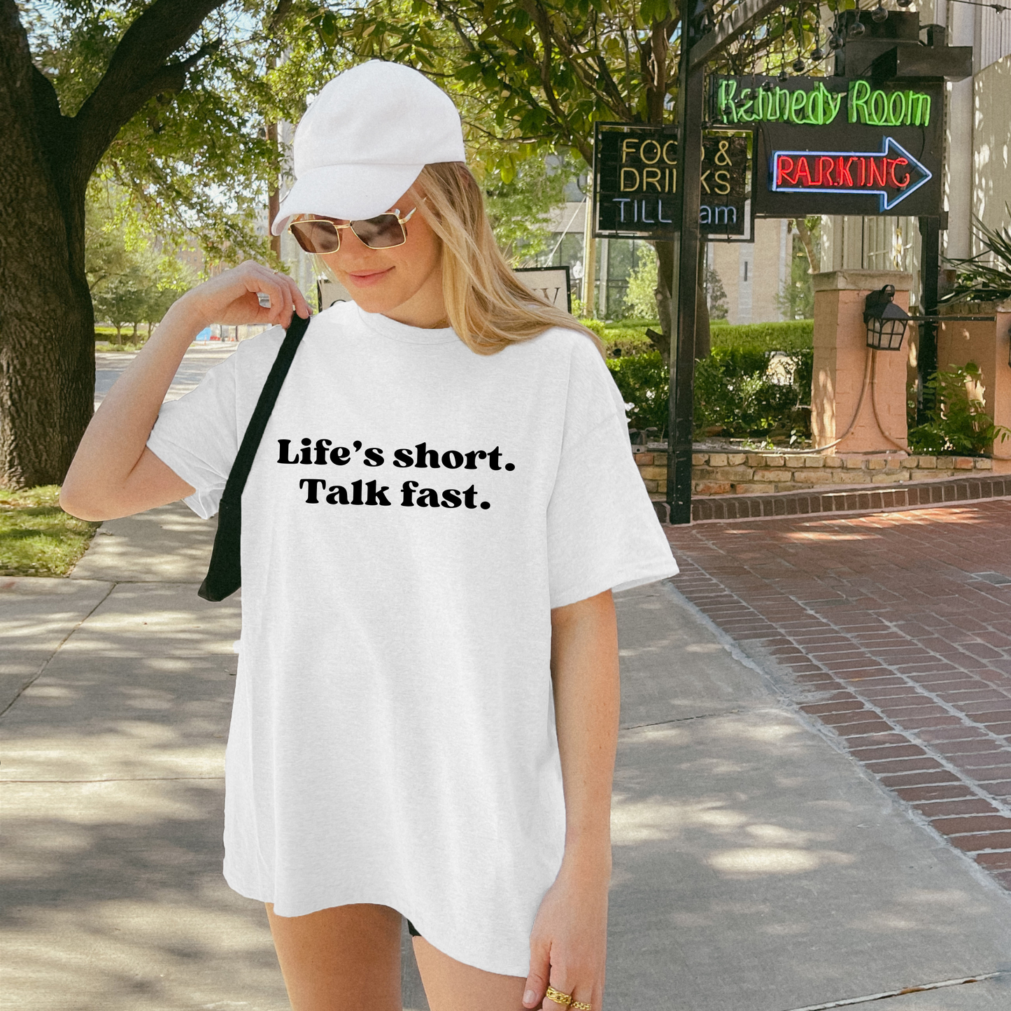 Life's Short, Talk Fast-Gilmore Girls Cotton Unisex T-Shirt