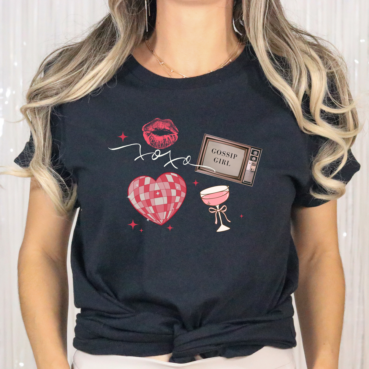 XOXO Gossip Girl-Retro Cocktail TV-GG Apparel