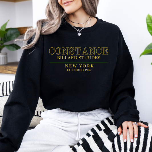 NYC Constance Billard St. Judes-Vintage Style Crewneck Sweatshirt