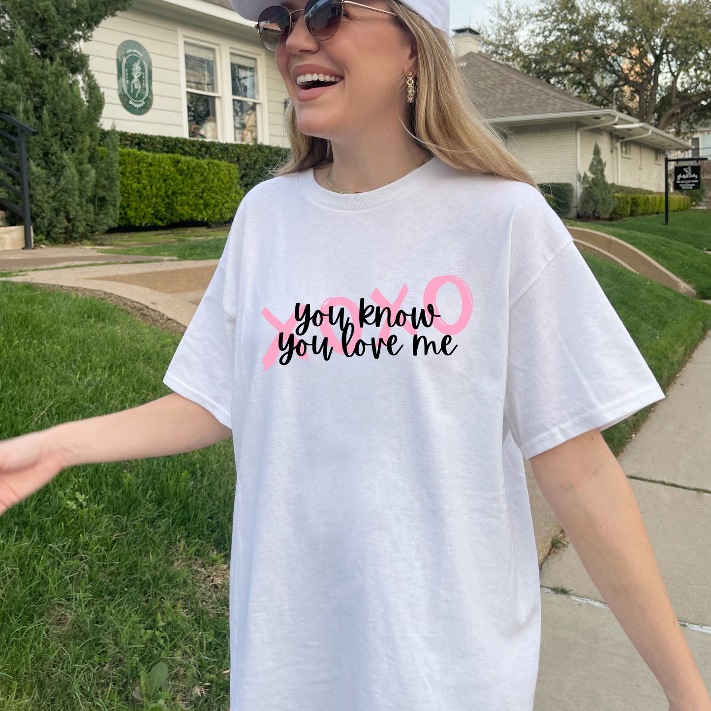 You Know You Love Me XOXO-Gossip Girl Cotton T-Shirt