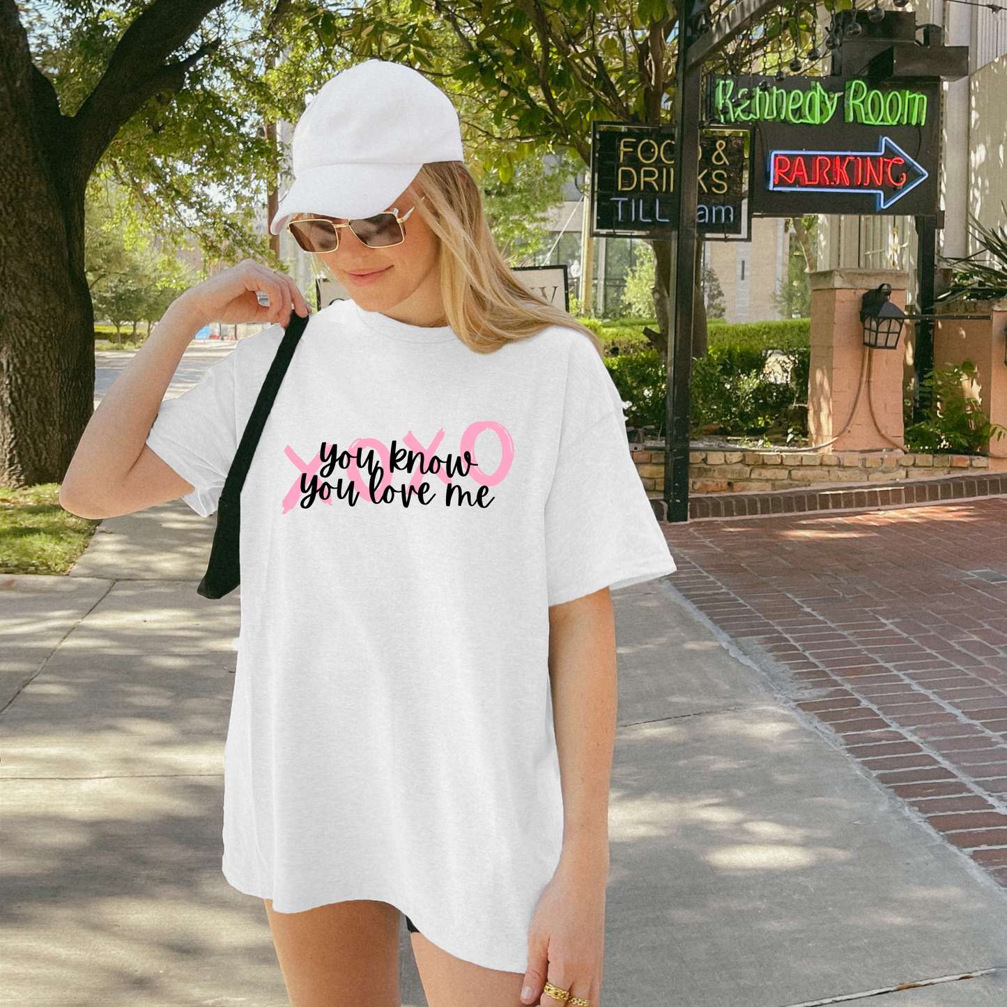 You Know You Love Me XOXO-Gossip Girl Cotton T-Shirt