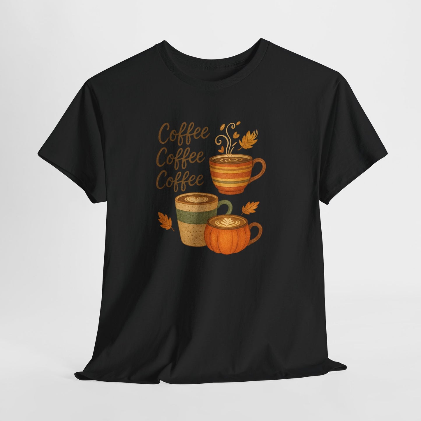 Coffee, Coffee, Coffee Tee Cozy Autumn T-Shirt-Gilmore Girls Tee