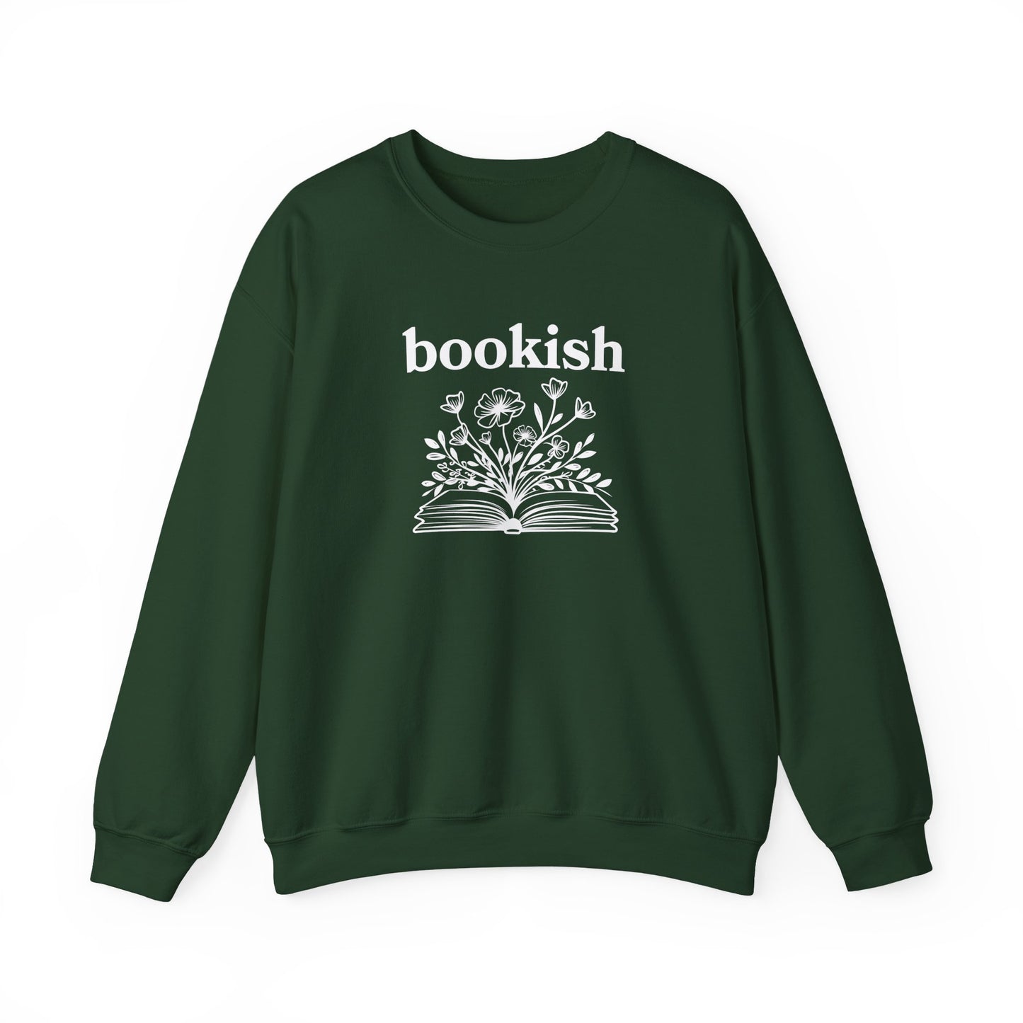 Floral Bookish Sweatshirt-Book Lover Sweatshirt