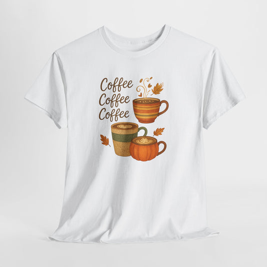 Coffee, Coffee, Coffee Tee Cozy Autumn T-Shirt-Gilmore Girls Tee
