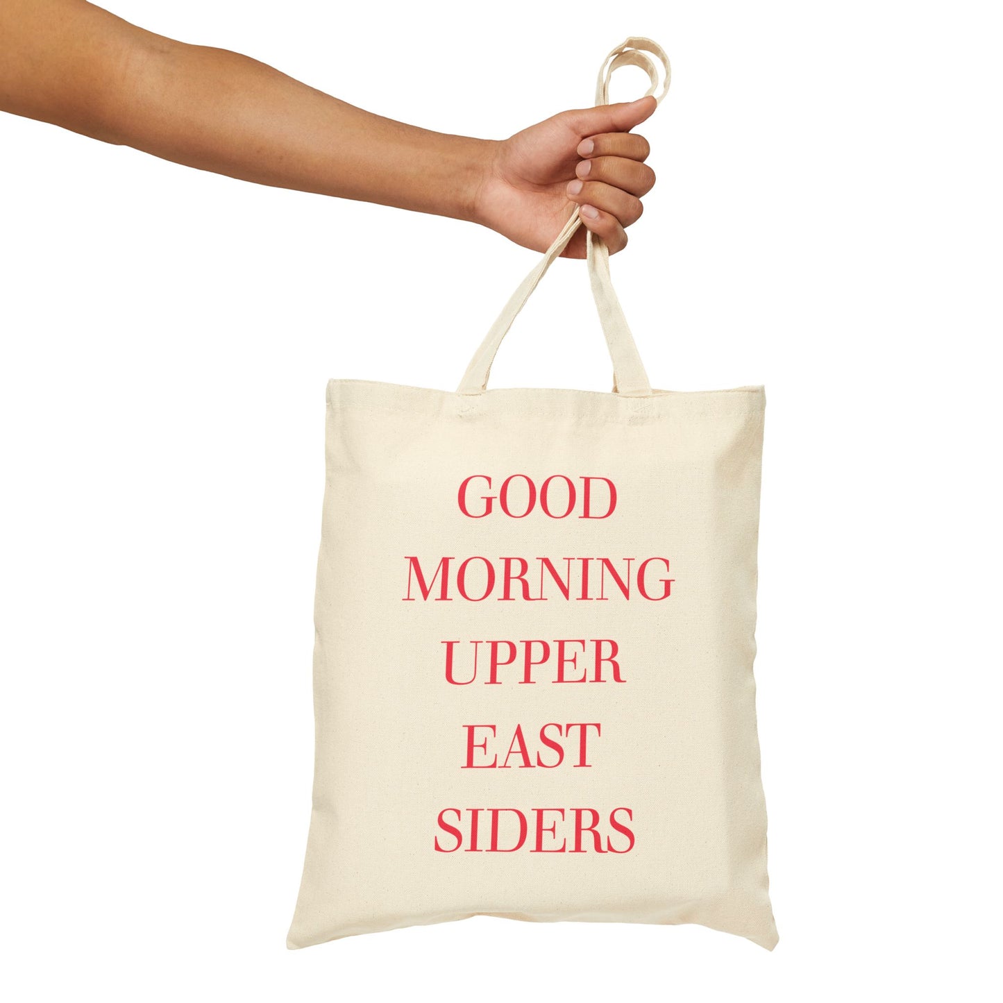 Good Morning Upper East Siders-Gossip Girl Canvas Tote Bag