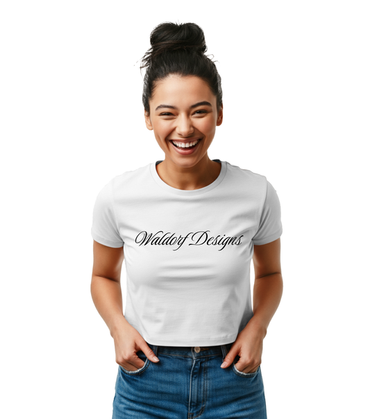 Waldorf Designs Cropped Tee-Gossip Girl Shirt
