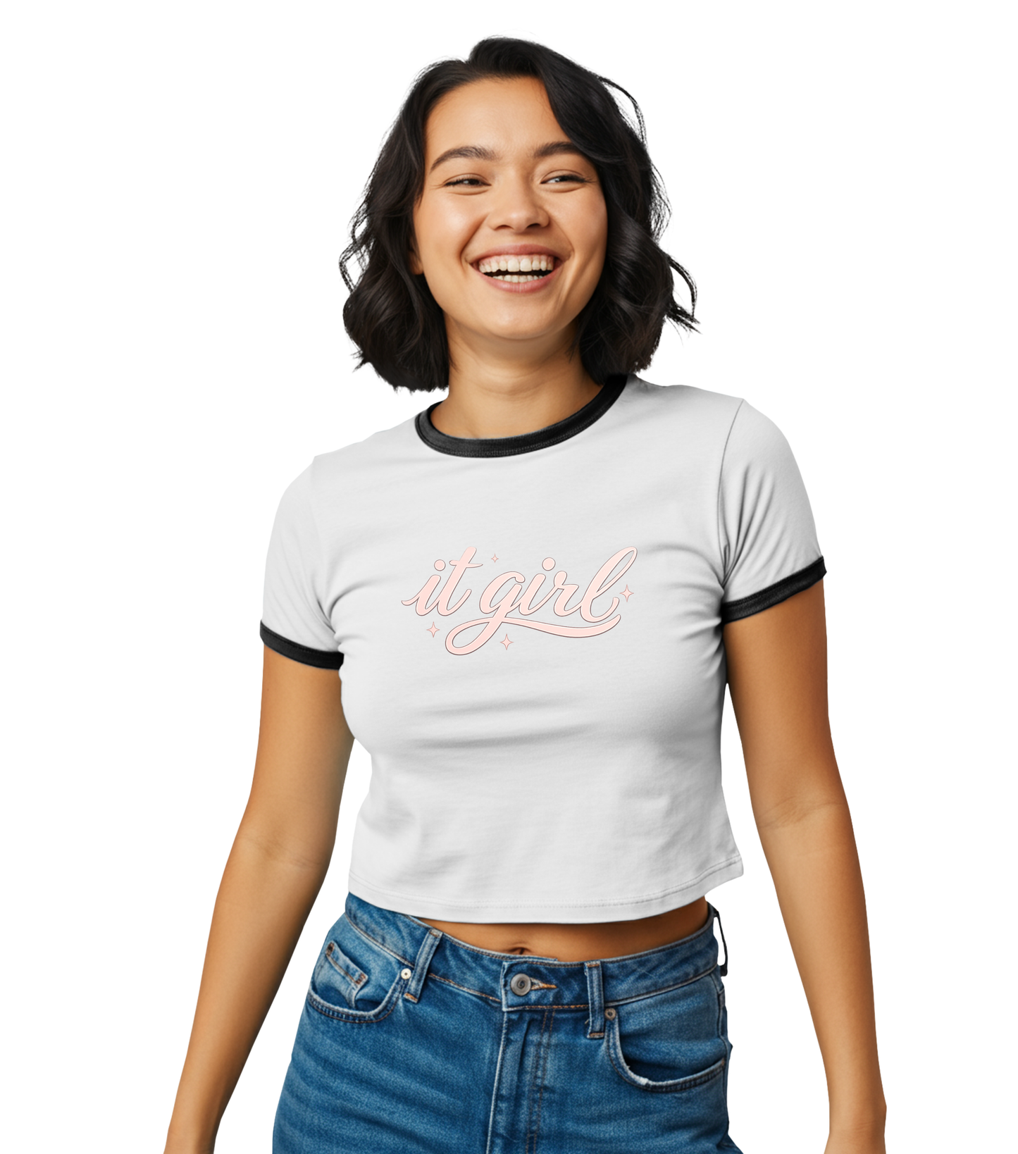It Girl Ringer Tee — Gossip Girl Retro Graphic Tee