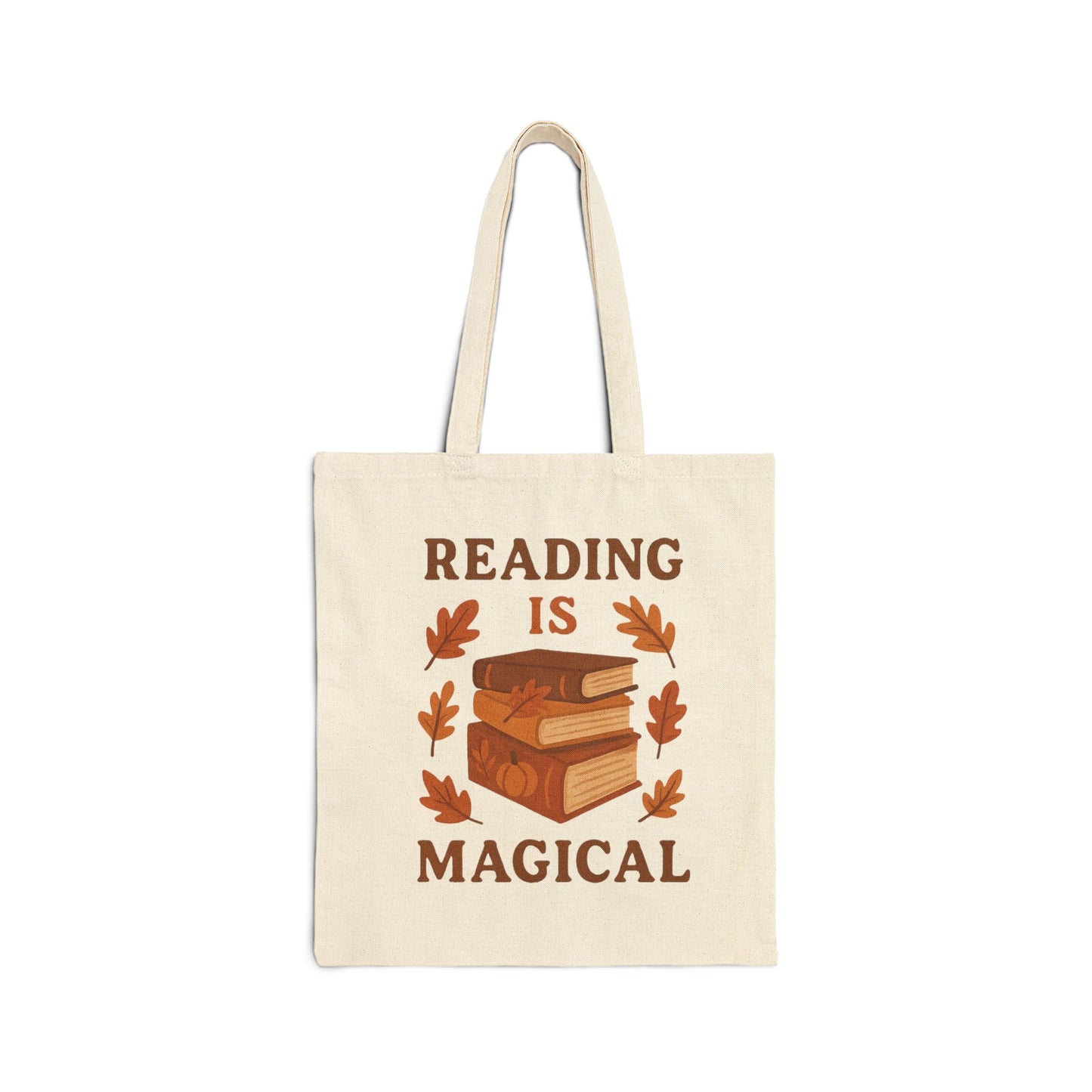 Magical Reading Canvas Tote Bag-Book Lover Tote
