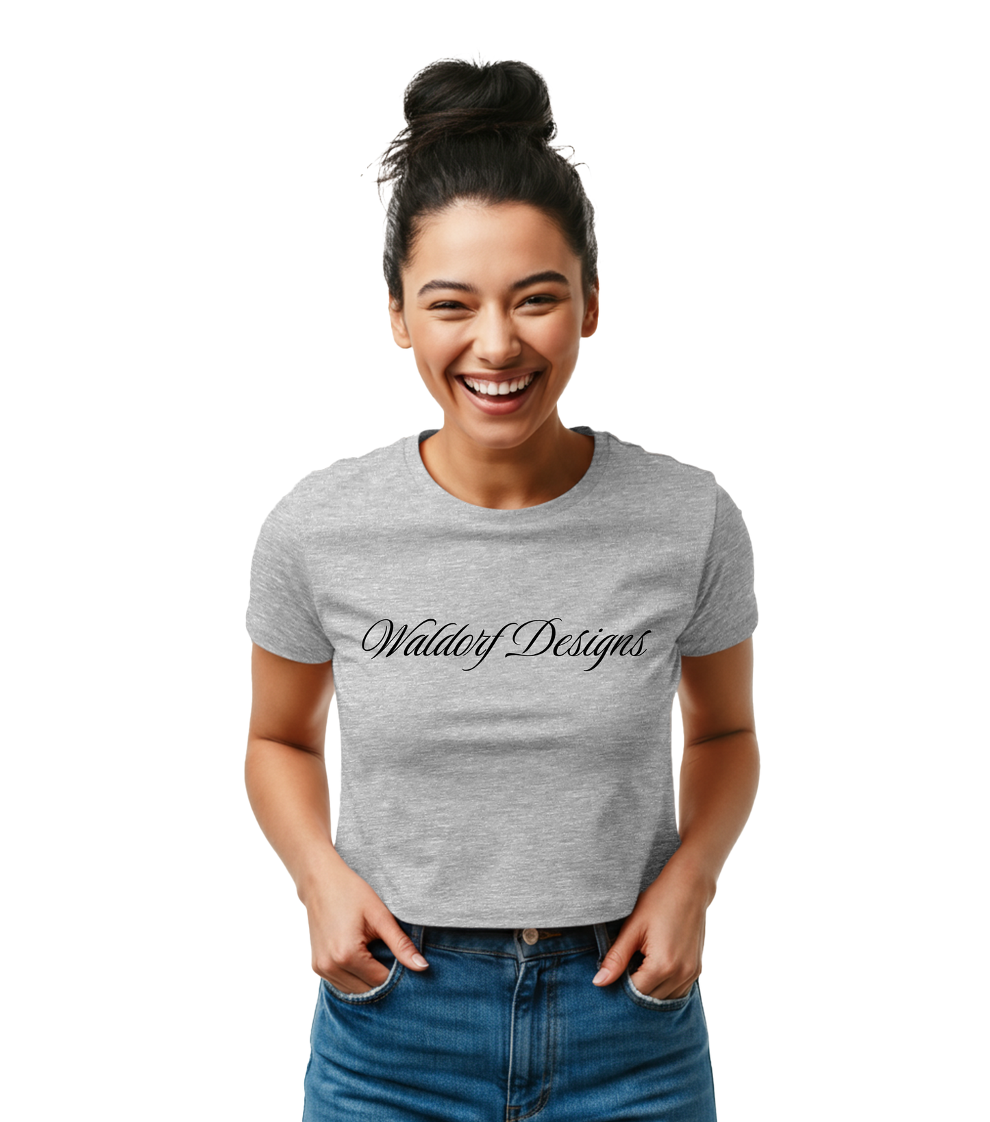 Waldorf Designs Cropped Tee-Gossip Girl Shirt