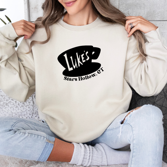 Luke’s Diner Crewneck Sweatshirt-Stars Hollow GG Apparel