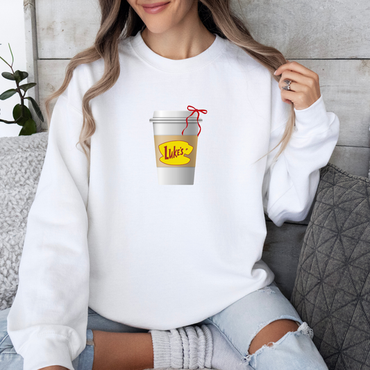 Luke's Diner Coffee Sweatshirt-Gilmore Girls Coffee Lovers