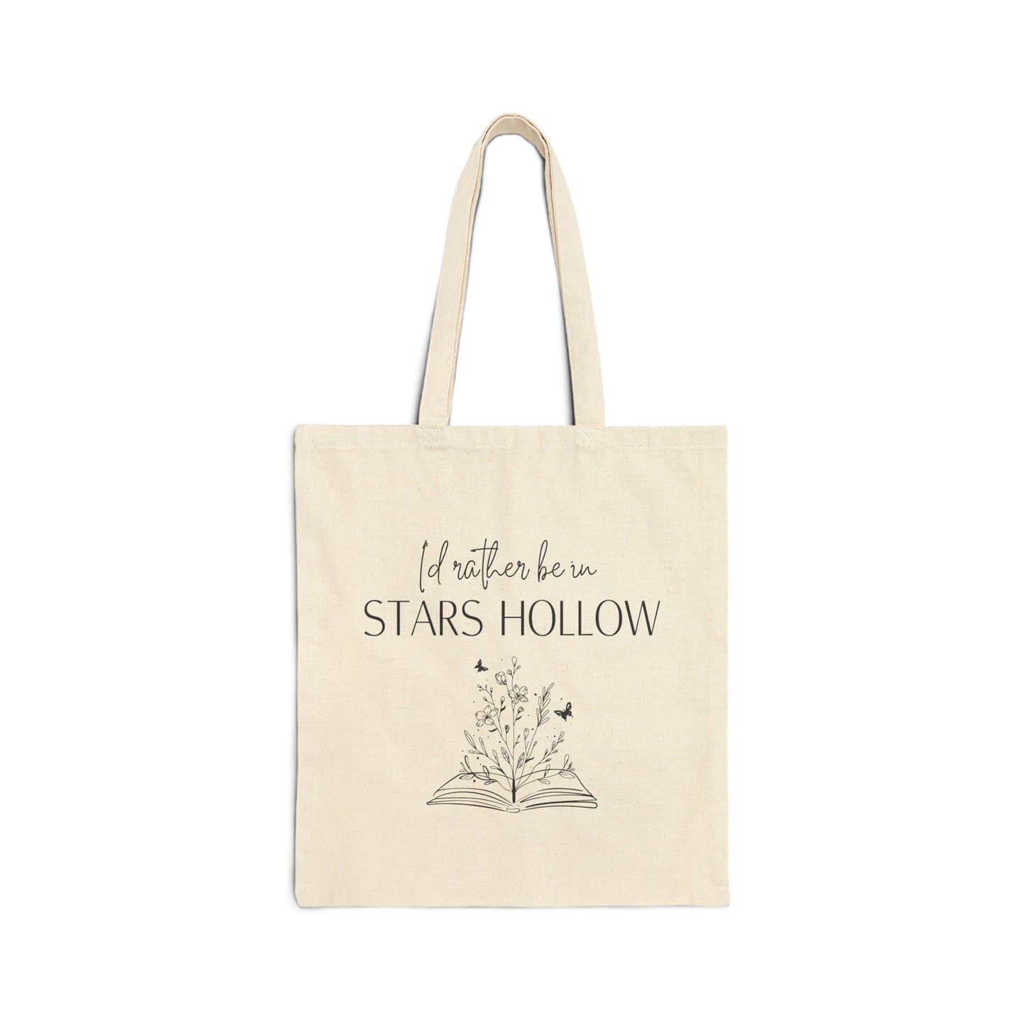I'd Rather Be In Stars Hollow-Gilmore Girls Canvas Tote Bag