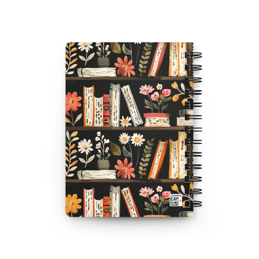 Floral Bloom Bookshelf Notebook