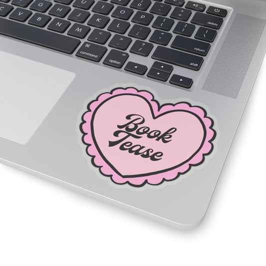 Book Tease Heart Sticker