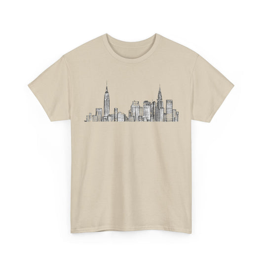 NYC Sketch Tee–NYC XOXO-Gossip Girl Pop Culture Apparel