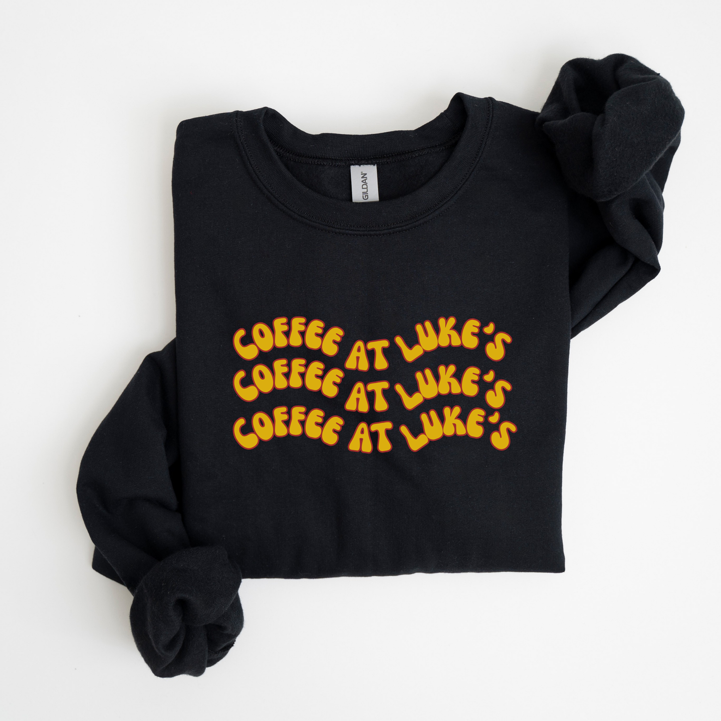 Coffee at Luke's Crewneck Sweatshirt-Gilmore Girls Apparel