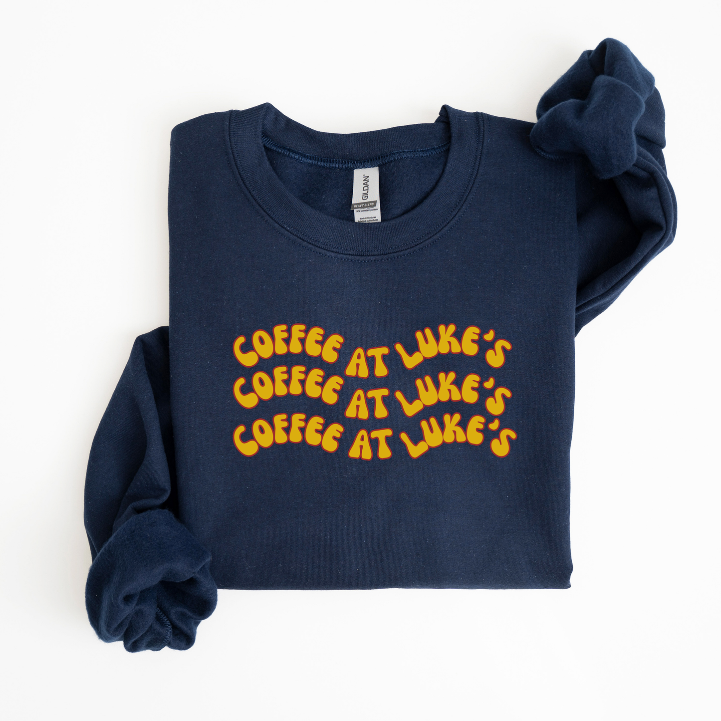 Coffee at Luke's Crewneck Sweatshirt-Gilmore Girls Apparel