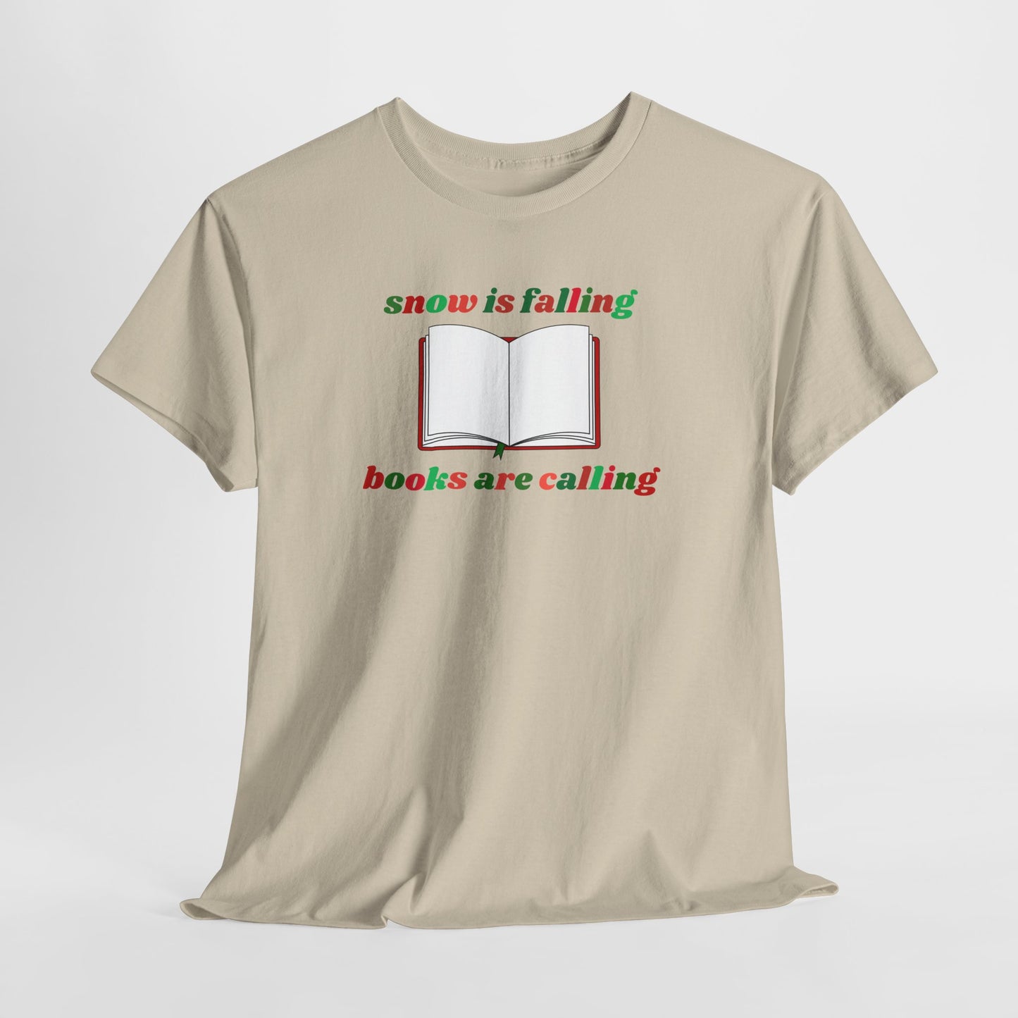 Snow Is Falling, Books Are Calling T-Shirt