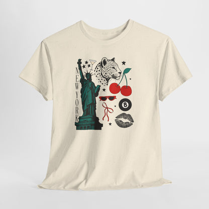 New York Socialite Summer Cotton T-Shirt-Gossip Girl