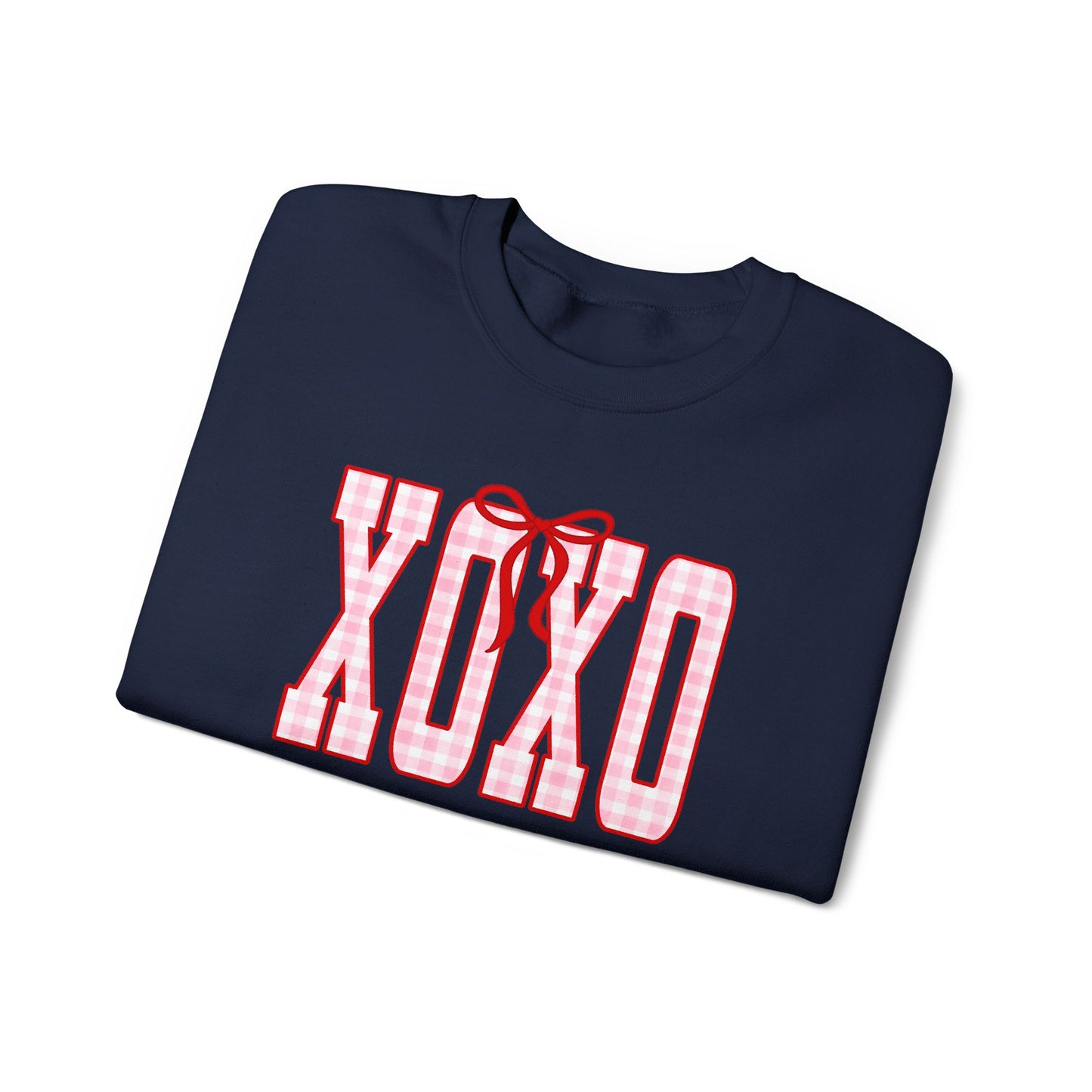 XOXO Plaid Valentine Crewneck
