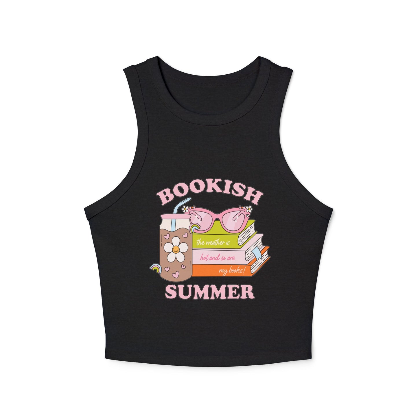 Bookish Summer Racer Tank Top