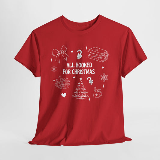 Cozy Library Christmas Silhouette Tee