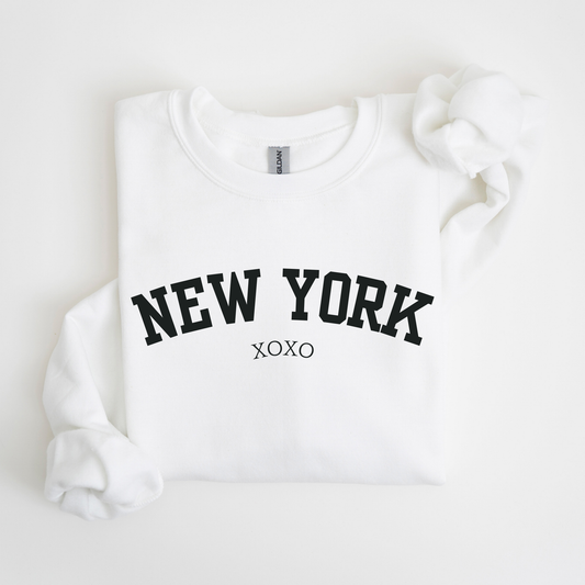 Vintage New York XOXO Crewneck Sweatshirt-Gossip Girl Apparel