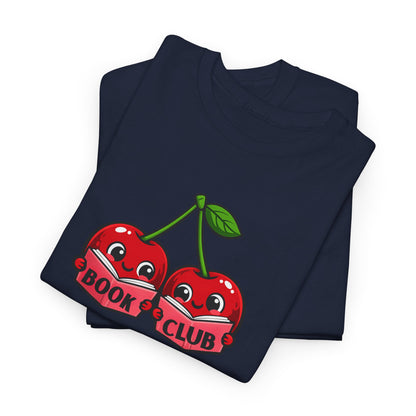 Book Club Cherry T-Shirt — Cute Retro Reading Tee