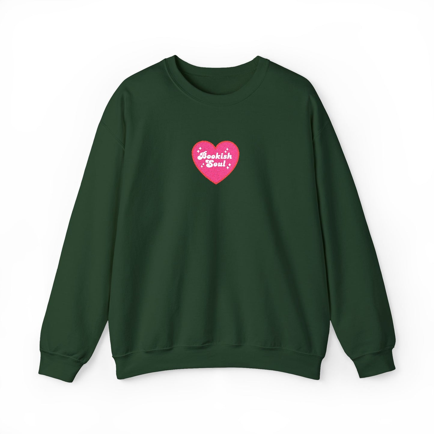 Bookish Soul Embroidered Crewneck Sweatshirt