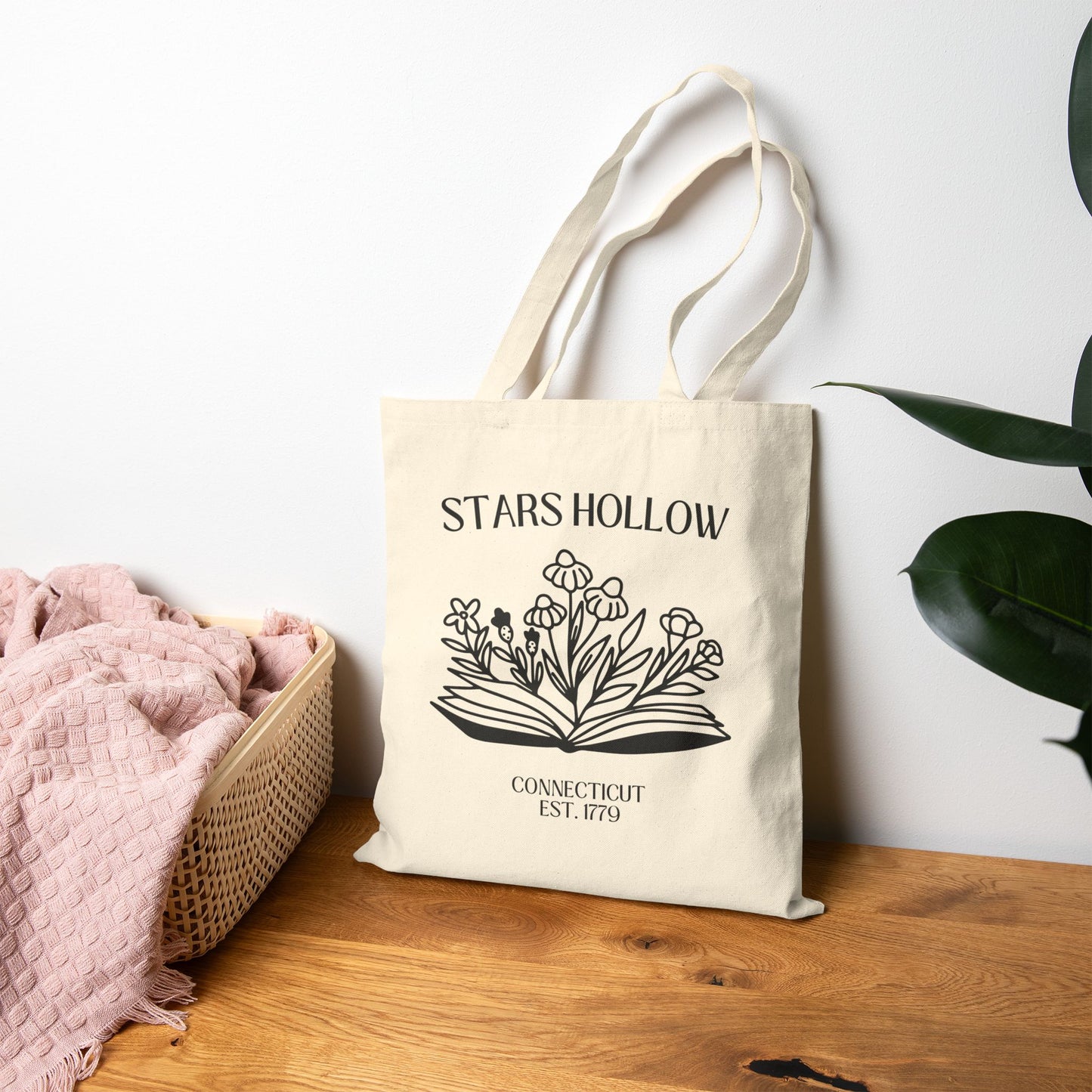 Stars Hollow Canvas Tote Bag-Gilmore Girls