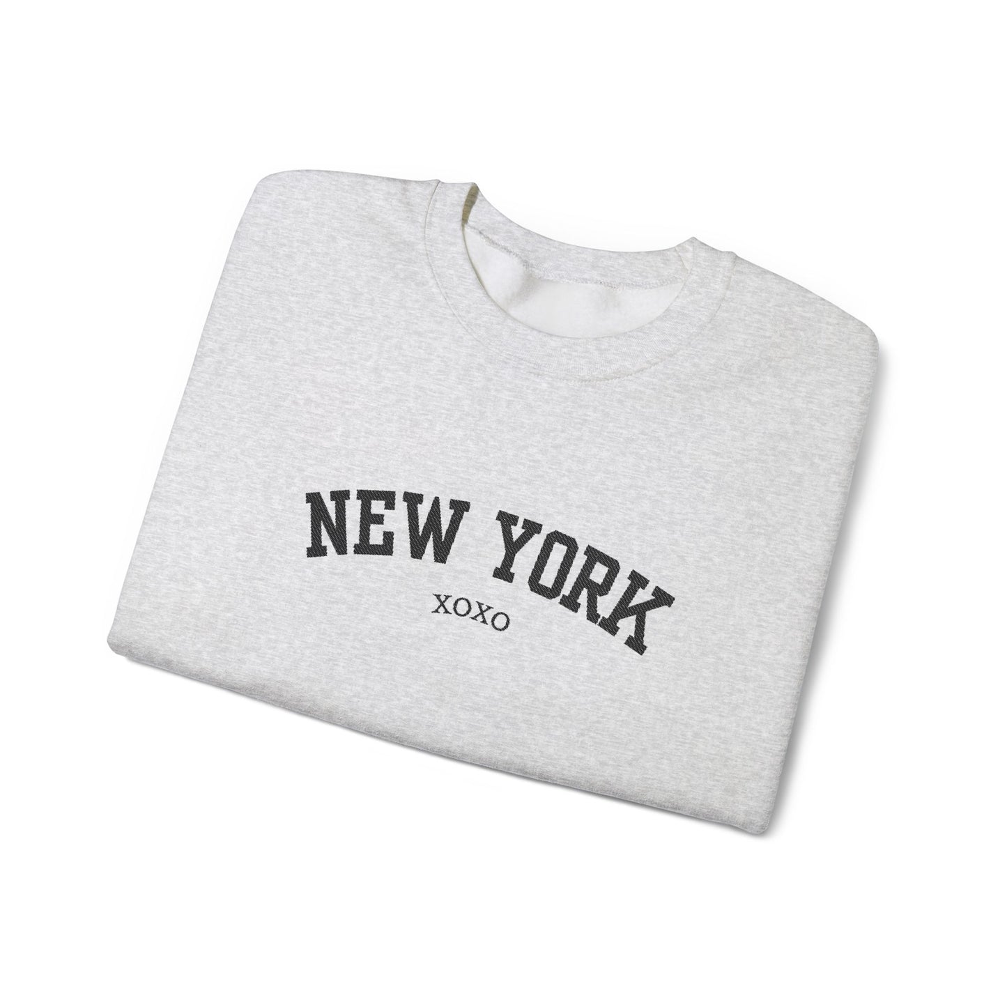 New York XOXO Embroidered Crewneck Sweatshirt-Gossip Girl
