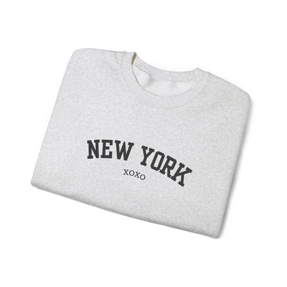 New York XOXO Embroidered Crewneck Sweatshirt-Gossip Girl