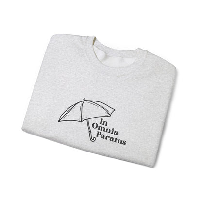 In Omnia Paratus Embroidered Crewneck Sweatshirt-Gilmore Girls