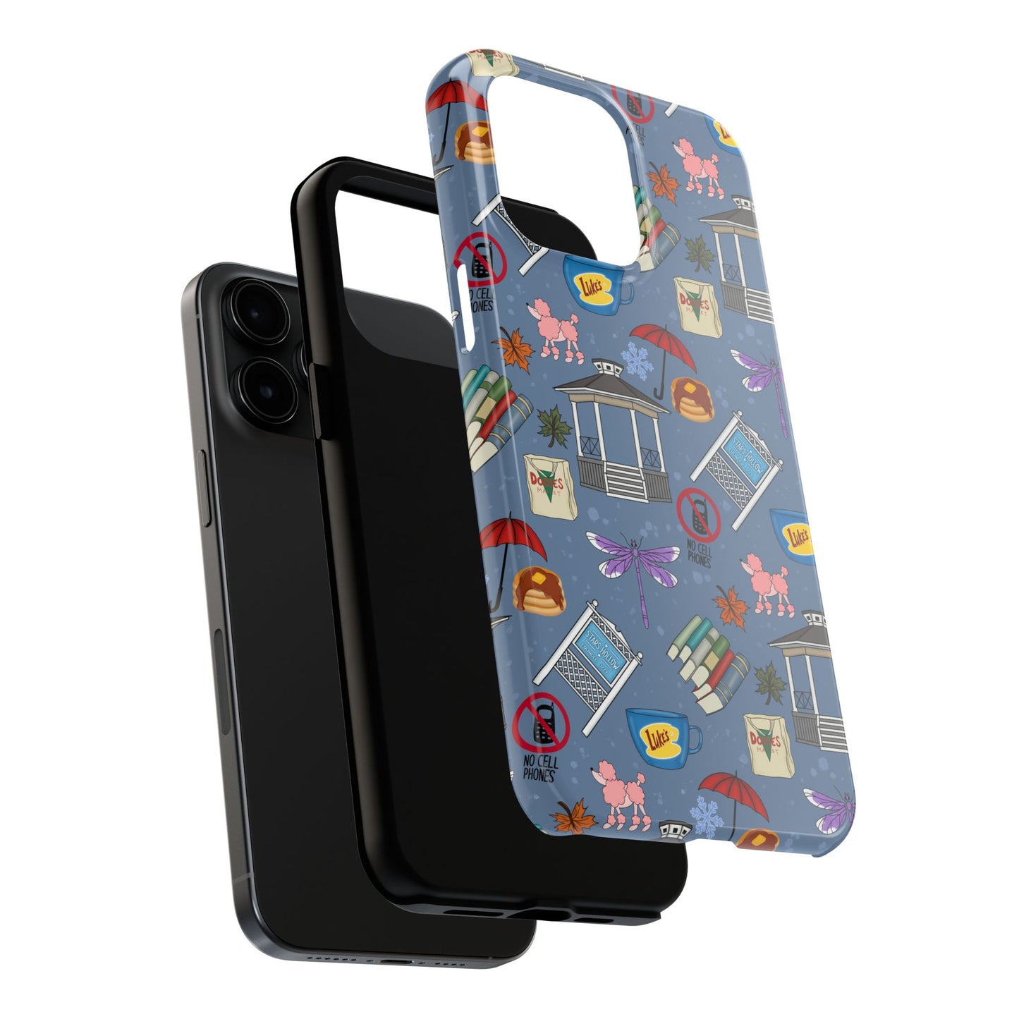 Stars Hollow Gilmore Girls Blue Phone Case