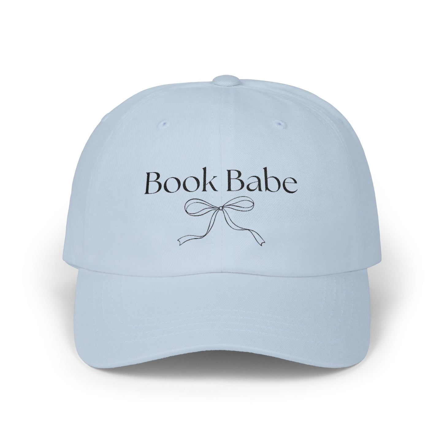 Book Babe Embroidered Hat-Black