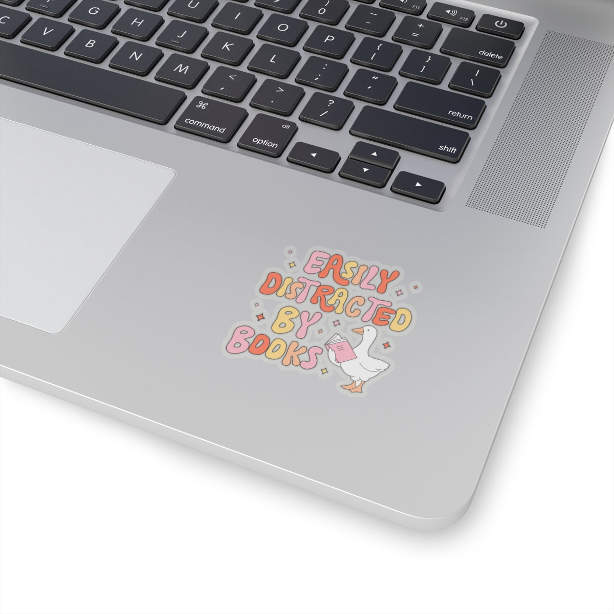 Easily Distracted by Books Sticker