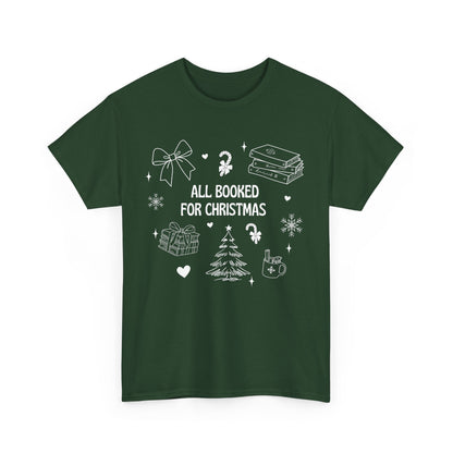 Cozy Library Christmas Silhouette Tee
