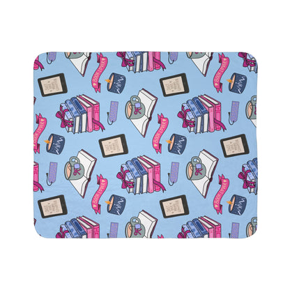 Just One More Chapter Sherpa Fleece Blanket