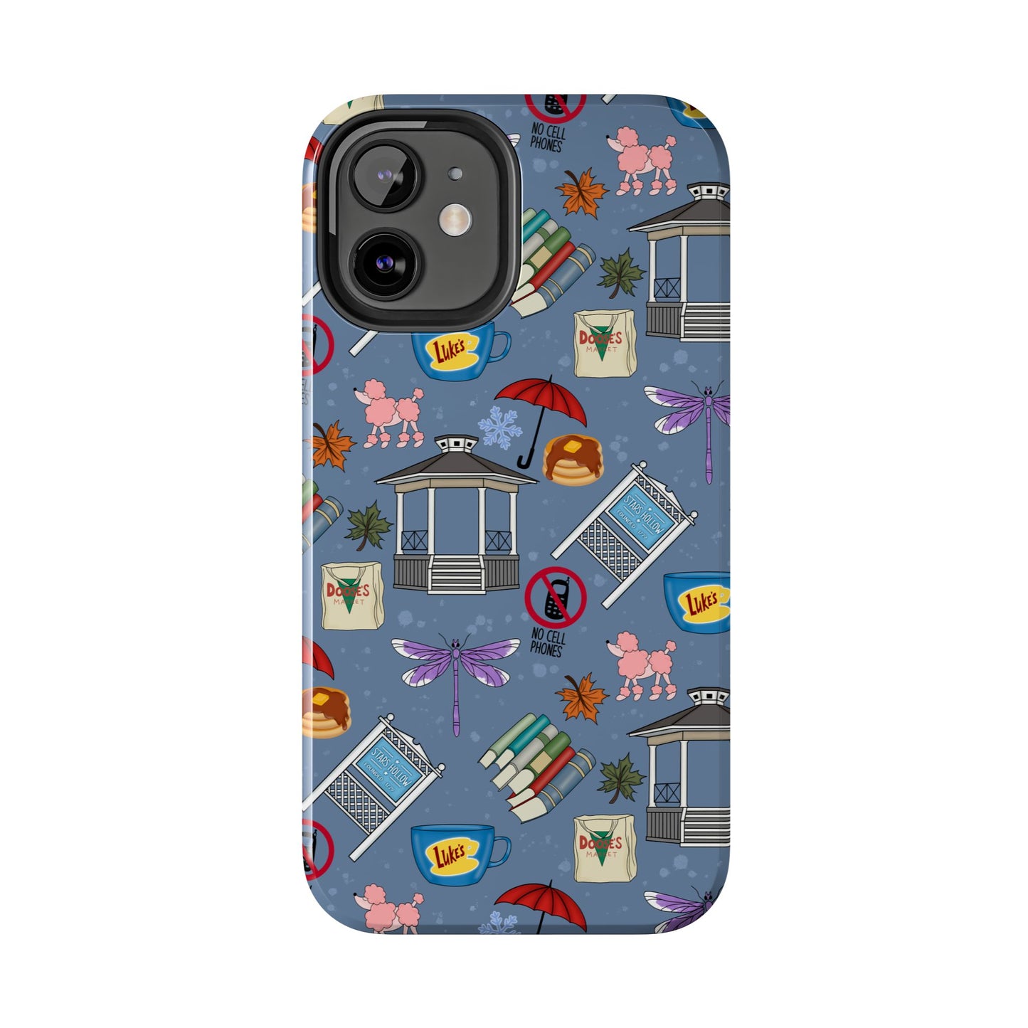 Stars Hollow Gilmore Girls Blue Phone Case