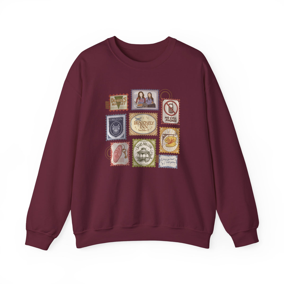 Gilmore Girls Vintage Stamp Crewneck Sweatshirt