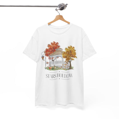 Star Hollow Fall Cotton Tee | Cozy Autumn Shirt-Gilmore Girls Apparel
