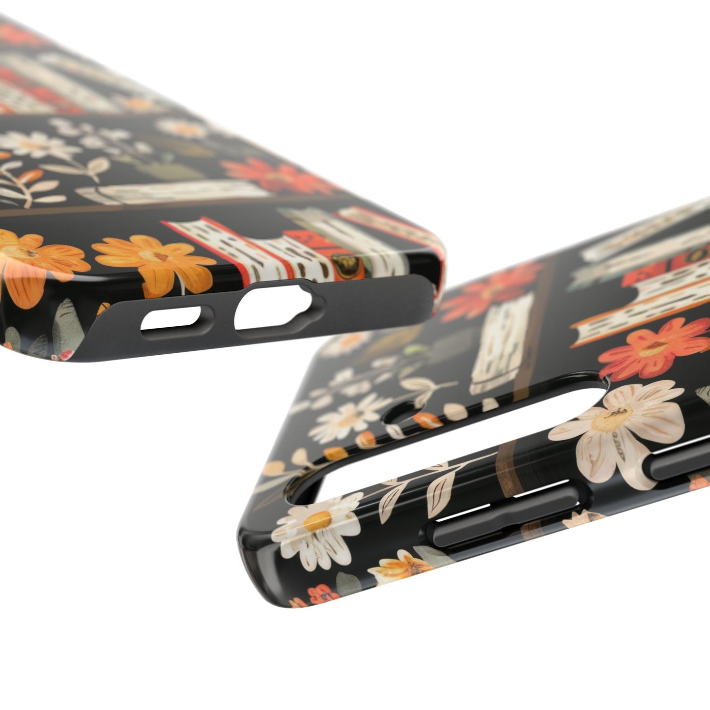 Cozy Bookshelf Bloom Phone Case