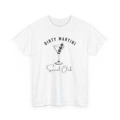 Dirty Martini Social Club T-Shirt I Books + Sips Merch